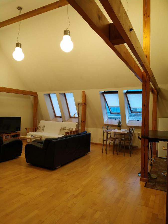 Sunlit Loft Apartment Riga Esterno foto